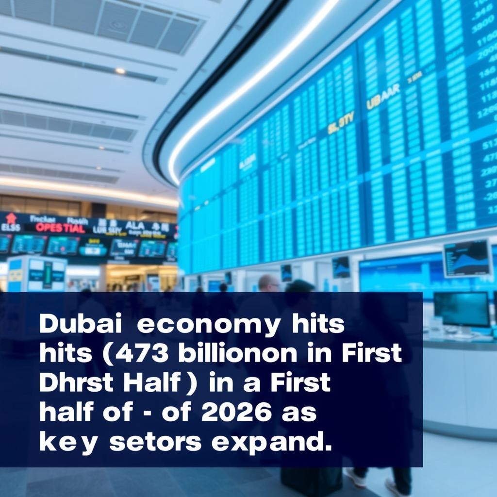 Dubai Economy Hits Dh473 Billion in First Half of 2026 as Key Sectors Expand