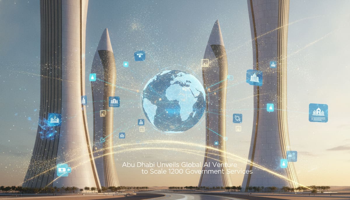 Abu Dhabi Unveils Global AI Venture to Scale 1,200 Government Services