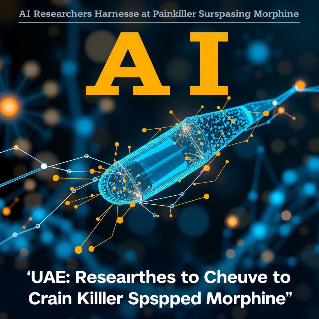UAE Researchers Harness AI to Create Painkiller Surpassing Morphine