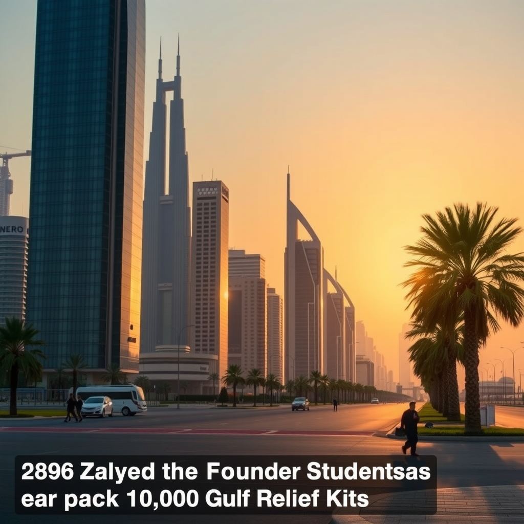 UAE Marks Zayed the Founder Day as Students Pack 10,000 Relief Kits