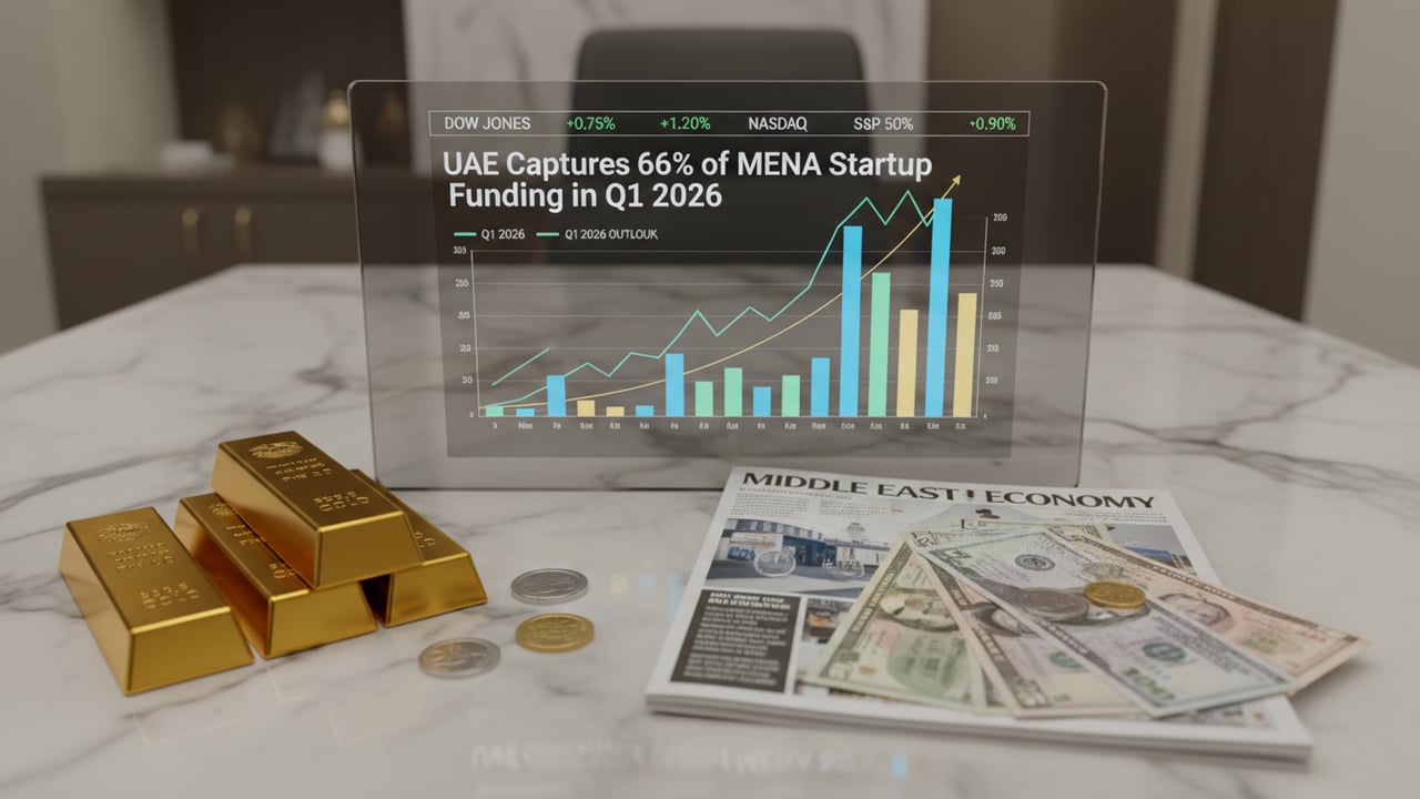 UAE Captures 66% of MENA Startup Funding in Q1 2026