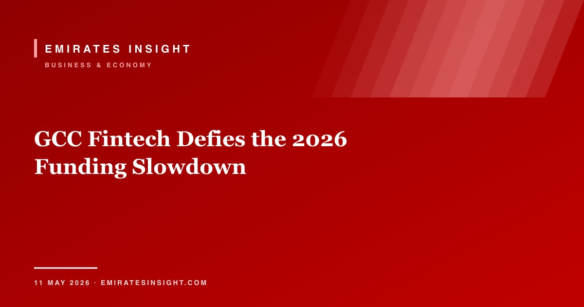 GCC Fintech Defies the 2026 Funding Slowdown