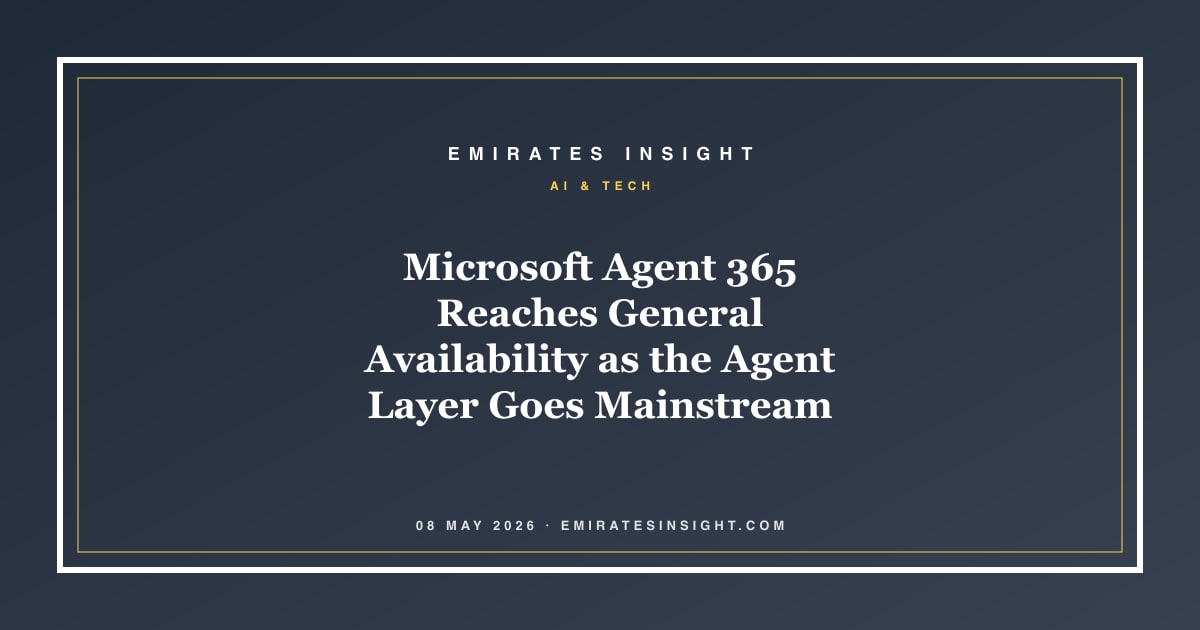 Microsoft Agent 365 Reaches General Availability as the Agent Layer Goes Mainstream