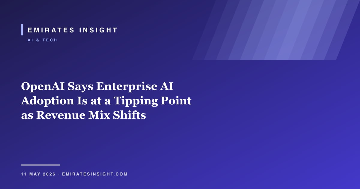 OpenAI Says Enterprise AI Adoption Is at a Tipping Point as Revenue Mix Shifts