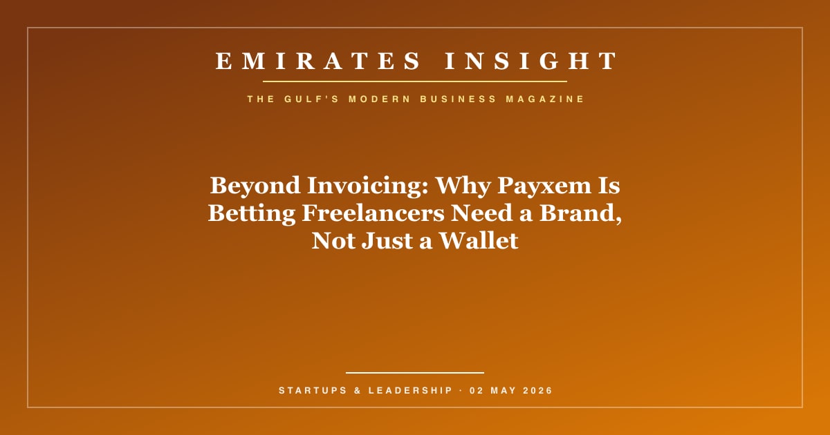 Beyond Invoicing: Why Payxem Is Betting Freelancers Need a Brand, Not Just a Wallet