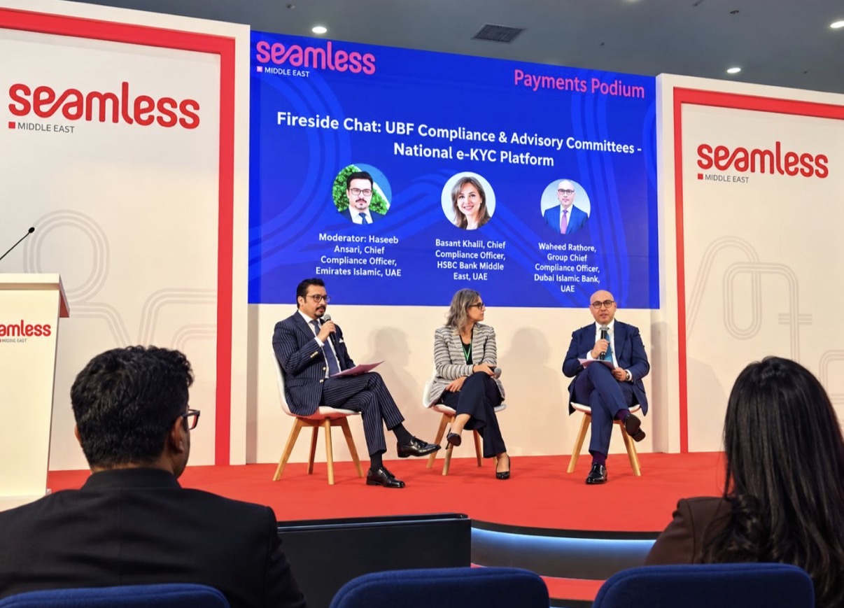 Fireside chat on the National e-KYC Platform at the Payments Podium, Seamless Middle East 2026