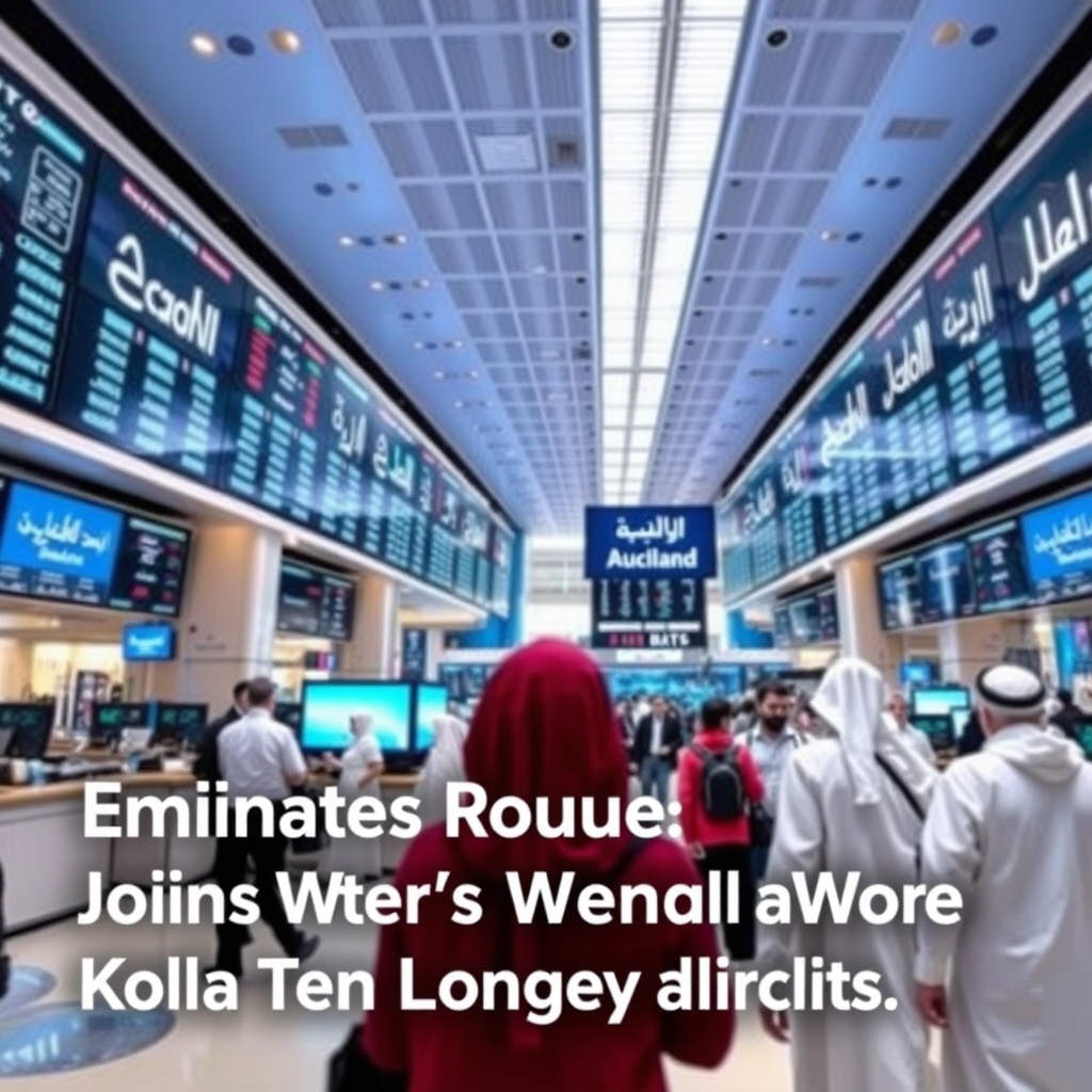 Emirates Auckland Route Joins World’s Ten Longest Flights