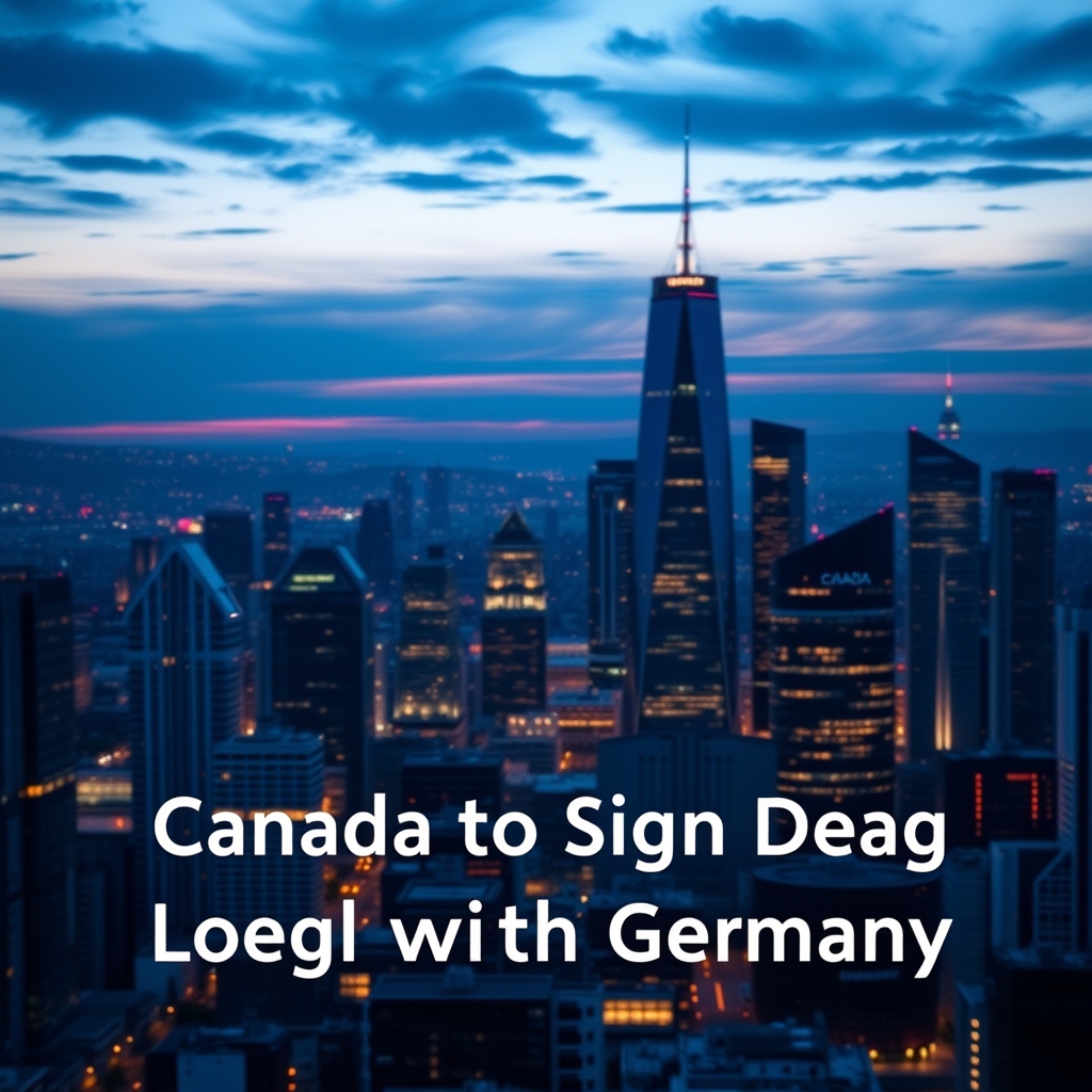 Canada to Sign Lng Deal with Germany’s Sefe