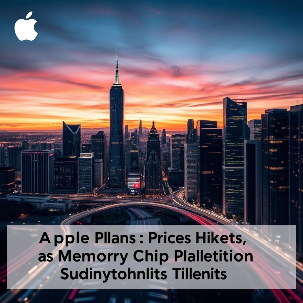 Apple Plans Price Hikes as Memory Chip Shortage Tightens