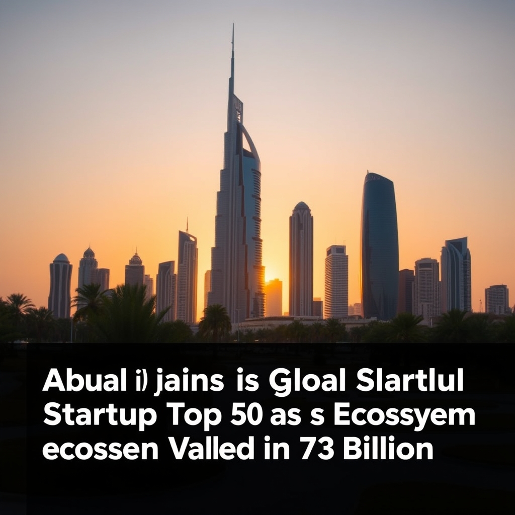 Abu Dhabi Joins Global Startup Top 50 as Ecosystem Valued at $73 Billion