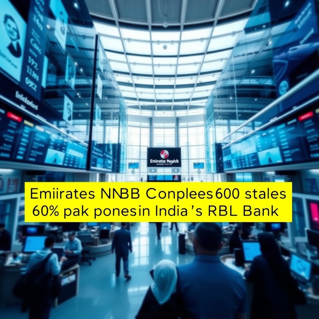 Emirates NBD Completes 60% Stake Purchase in India's RBL Bank
